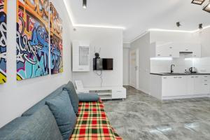 Køkken eller tekøkken på Lumina comfy apart near the railway station