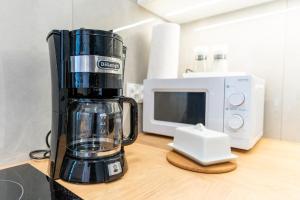 Kuchyňa alebo kuchynka v ubytovaní Apartament przy Starówce