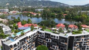 Landskap semula jadi dekat dengan apartmen