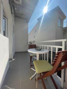 Balkón nebo terasa v ubytování Apartments Mango