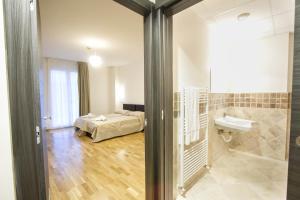 Koupelna v ubytování Hotel Arezzo ASC