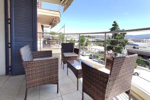 Μπαλκόνι ή βεράντα στο Metaxenia's apartment 201