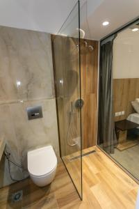 Koupelna v ubytování Hotel Philoxenia