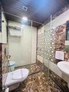 Koupelna v ubytování Hotel Kc Inn Ajmer