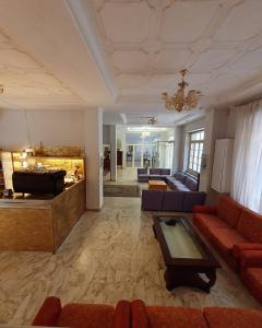 Χώρος καθιστικού στο Hotel Liberty