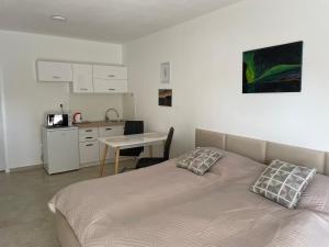 A kitchen or kitchenette at Apartmány Silvia