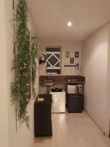 Η κουζίνα ή μικρή κουζίνα στο Local aconchegante central