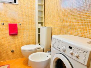 Et badeværelse på Isola Clara