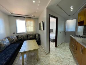 Kuchyň nebo kuchyňský kout v ubytování Hiba apartments