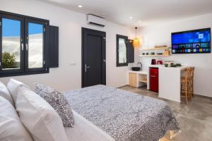 Dapur atau dapur kecil di Terra Vecchia Suites
