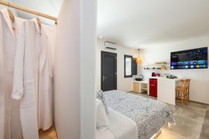 Dapur atau dapur kecil di Terra Vecchia Suites