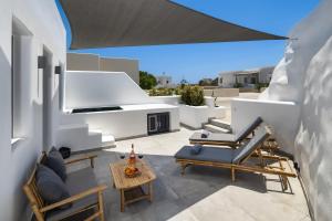 Ruang duduk di Terra Vecchia Suites