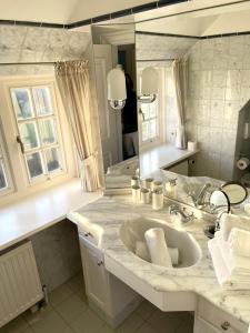 Koupelna v ubytování Hellas Hüs