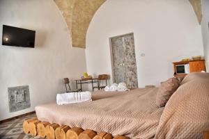 TV a/nebo společenská místnost v ubytování B&B La casa di Patty