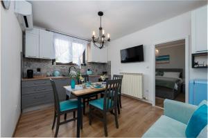 Kuchyň nebo kuchyňský kout v ubytování Ston apartment Sagittarius
