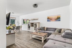 Χώρος καθιστικού στο Ferienhaus Treibholz Fehmarn