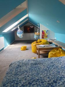 Posteľ alebo postele v izbe v ubytovaní Apartament Strzyza Castle - Definicja Luksusu