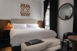 Postel nebo postele na pokoji v ubytování Hotel Cap Diamant