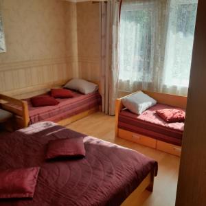 Postel nebo postele na pokoji v ubytování Home Jurmala