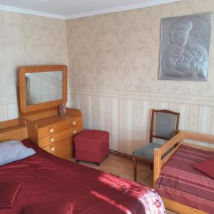 Postel nebo postele na pokoji v ubytování Home Jurmala