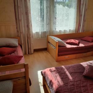 Postel nebo postele na pokoji v ubytování Home Jurmala