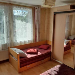 Postel nebo postele na pokoji v ubytování Home Jurmala