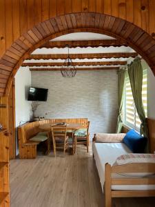 Posteľ alebo postele v izbe v ubytovaní Apartments Čelopek + 37 fotografií