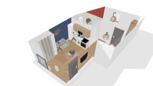 Plan piętra w obiekcie Le Cocoon - Home Homy