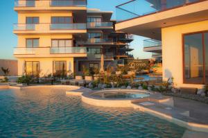 Πισίνα στο ή κοντά στο Hermoso y nuevo dpto a pie de playa