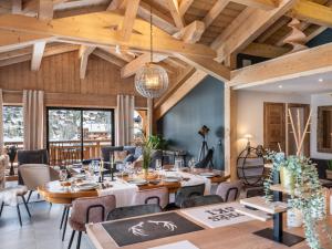 Χώρος καθιστικού στο Apt L'attique - BO Immobilier - Reduced prices on ski passes Châtel & Portes du Soleil