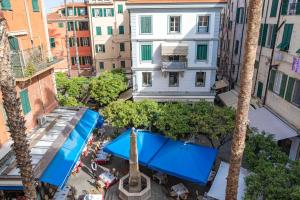 an overhead view of a city street with buildings at H11 CASA CAMILLA Centro - Sanremo in Sanremo