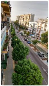 a view of a city street with buildings and trees at Sevilla Nervion Santa Justa in Seville
