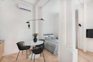Posteľ alebo postele v izbe v ubytovaní Apartament Kazimierz Mostowa