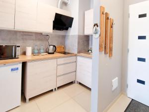 Kuchyňa alebo kuchynka v ubytovaní Baltic Edge Apartments