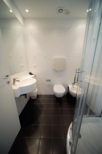Koupelna v ubytování Hotel Trieste