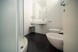 Koupelna v ubytování Hotel Trieste