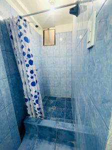 Phòng tắm tại Hotel Huaraz