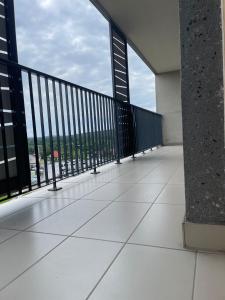 Μπαλκόνι ή βεράντα στο Apartament Panorama z bezpłatnym parkingiem