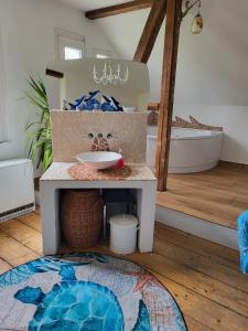 Fotografie z fotogalerie ubytování Ferienhaus Dreamholiday - Stilvolles großes Ferienhaus mit Garten v destinaci Mittelhof