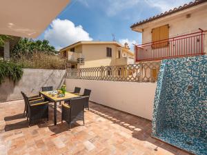 Un balcon sau o terasă la Casa con ampio cortile