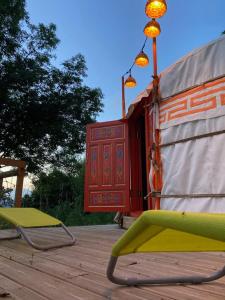 Fotografie z fotogalerie ubytování La Yourte de la Mariotte v destinaci Montredon + 11 fotografií