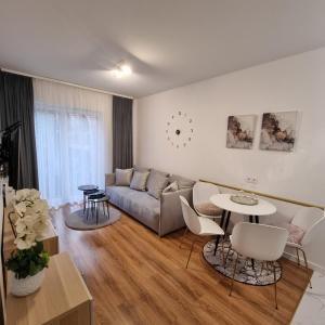 Χώρος καθιστικού στο Apartamenty Chopina