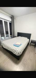Postel nebo postele na pokoji v ubytování Chambre double