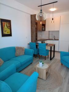 Posezení v ubytování Jagodina Apartman Nastasija- gleda na Aqva park