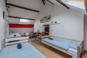 Postel nebo postele na pokoji v ubytování Douai house