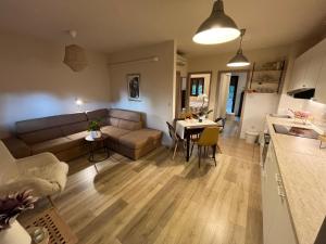 Posezení v ubytování Apartments Deak