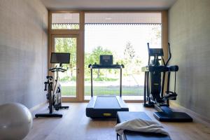 Fitness centrum a/nebo fitness zařízení v ubytování Seegut Zeppelin