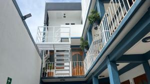 Balkón nebo terasa v ubytování Pent house con terraza o departamento con balcón en el centro de oaxaca