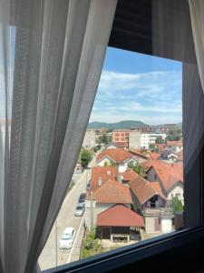 Udsigt til Kraljevo eller udsigt til byen taget fra lejligheden