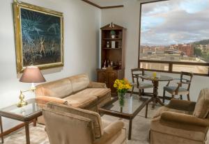 Posezení v ubytování Hotel Bogotá Regency Usaquén